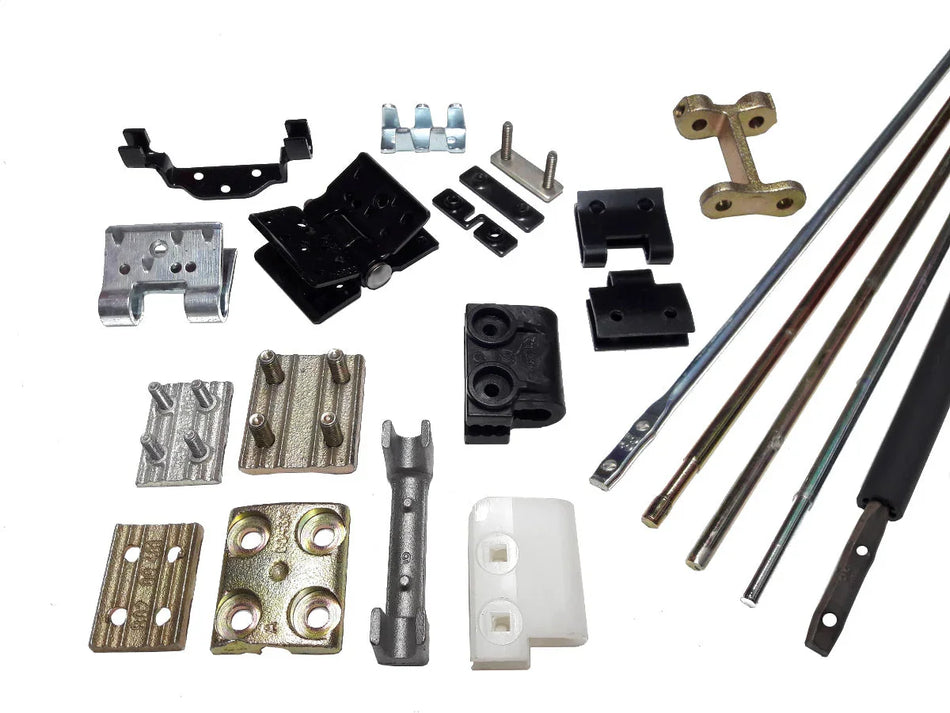 Zapięcia, złączki pasa, pręty