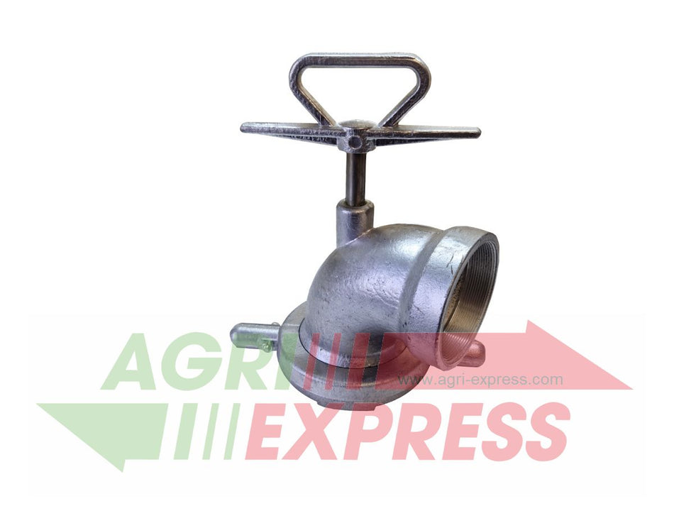 Aluminum hydrant elbow 60X2” type A