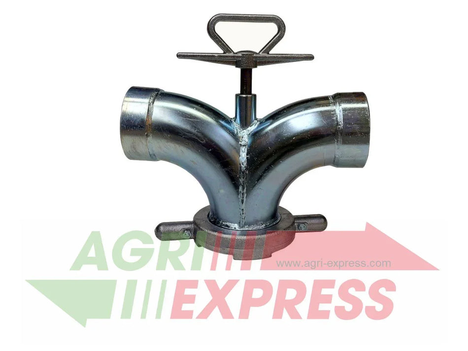 Kolano hydrantowe podwójne 100X4"