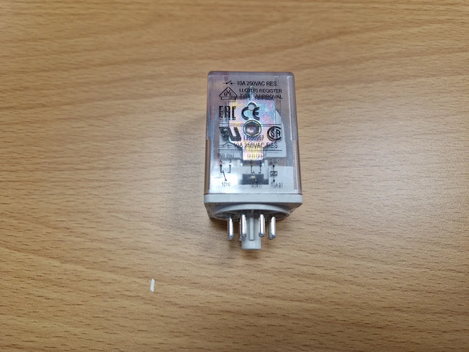 Przekaźnik elektromagnetyczny DPDT 24VDC 10A/250VAC