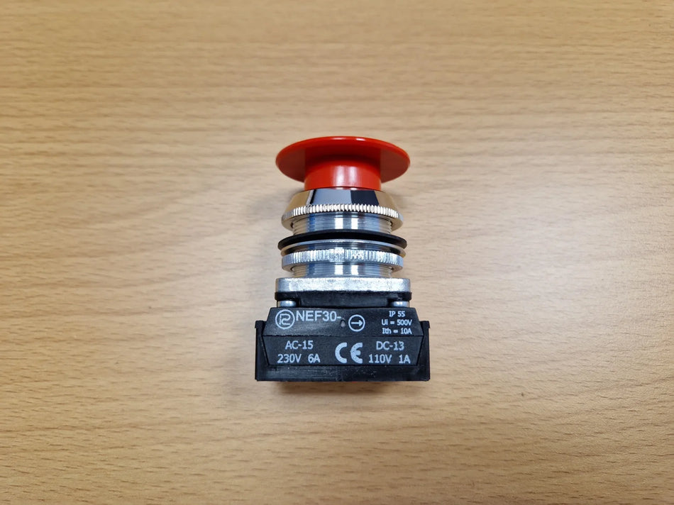 Przycisk NEF30-DXY czerwony