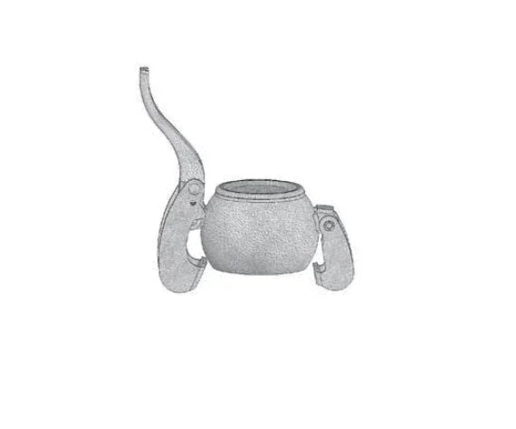 Zaślepka kula z klamrami 50/2" ocynk