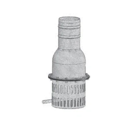 Kosz ssący na wąż 100mm ocynk