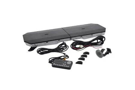 Belka błyskowa LED, 100/200W, 12/24V, pomarańczowa 767x89x280 mm TA2